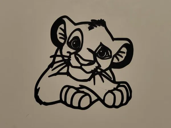 Décoration murale Simba (Le Roi Lion)