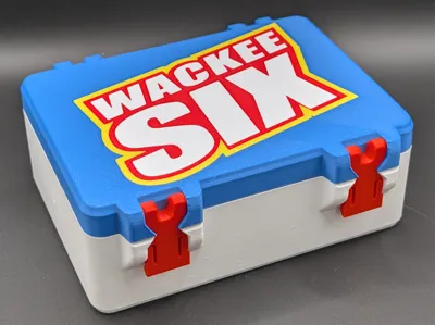 Wackee Six Card Box - SnapLock