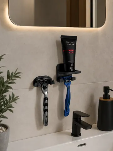 Organizador: Razor Holder – Bathroom Organizer | Square Design — vista de referencia 3