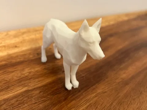 Low poly dog