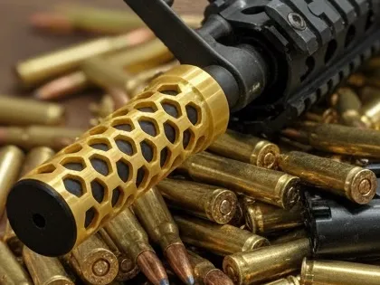 Airsoft Suppressor The Hex 14mmCCW