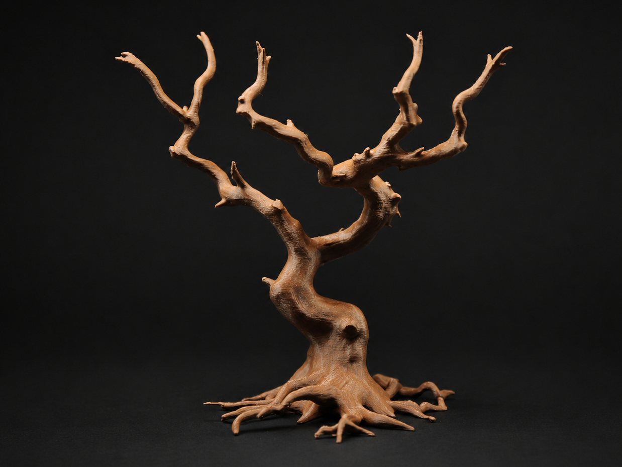 Twisted Dead Tree - DND Miniature Terrain