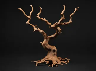 Twisted Dead Tree - DND Miniature Terrain