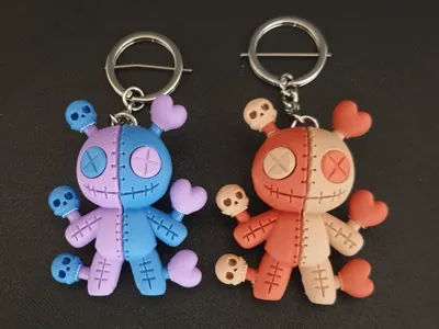 Voodoo Doll Keychain - No AMS Needed