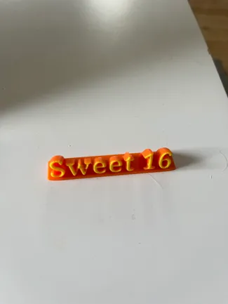 Sweet 16 sweep 2-tone