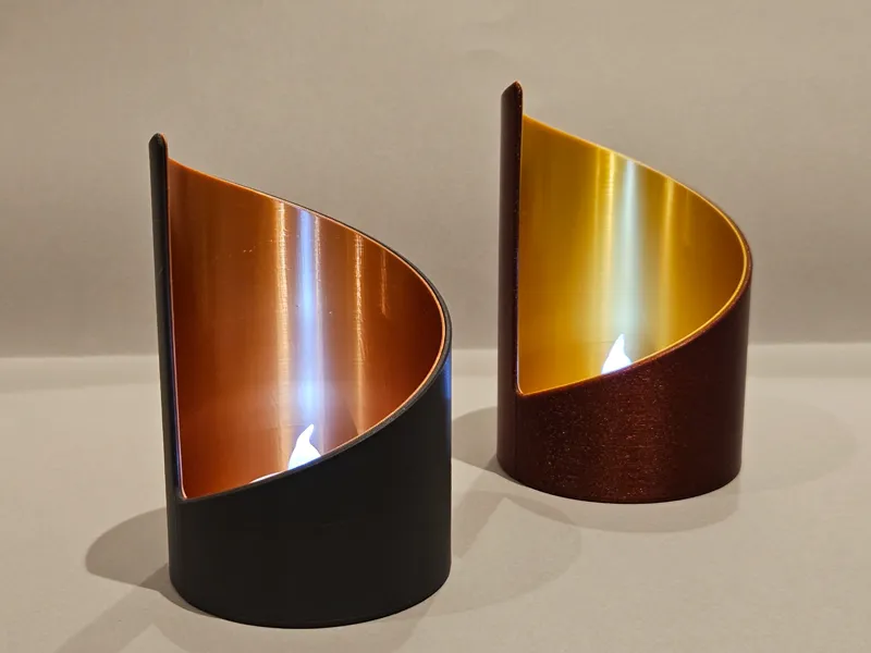 Twisted Flame Tealight Holder