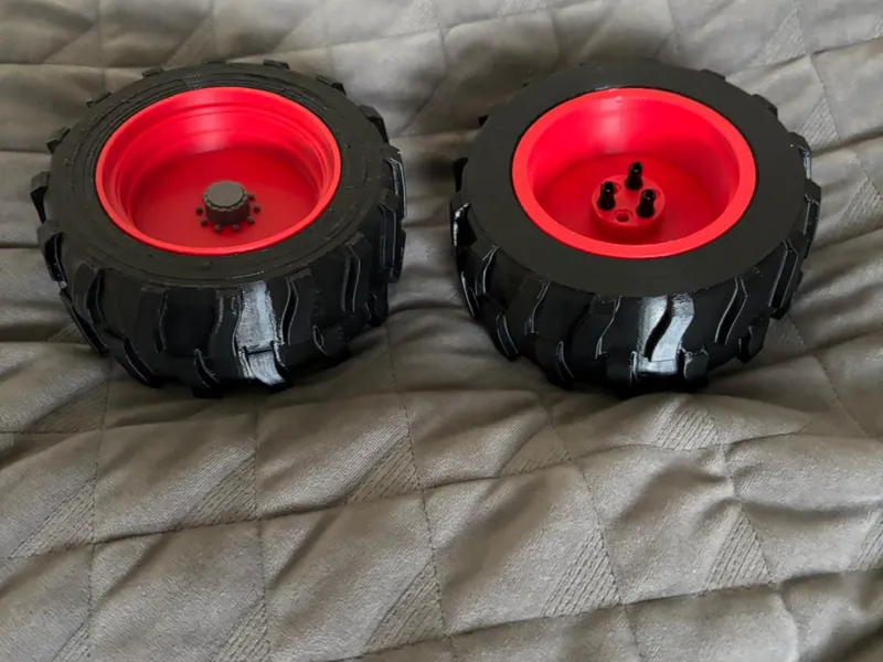 Large Tractor Wheel