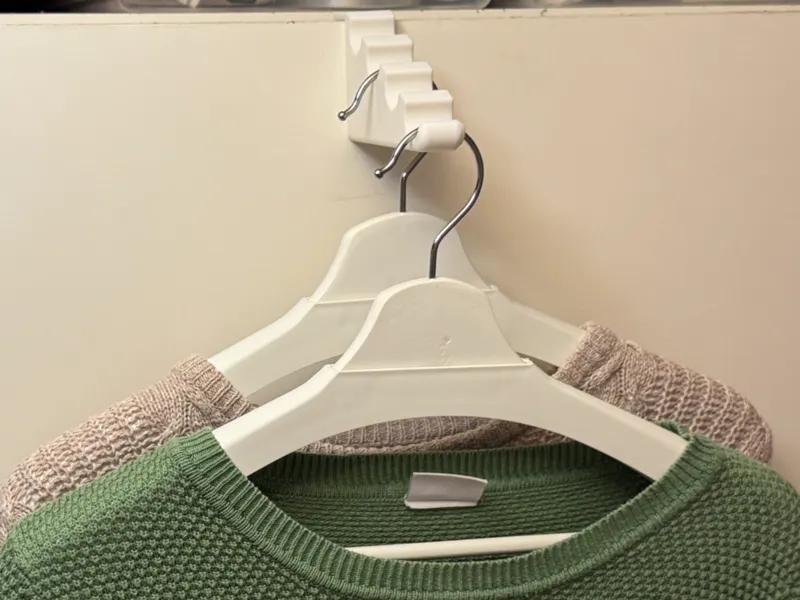 Clothes Hanger Hook for 16, 21 and 40 mm doors