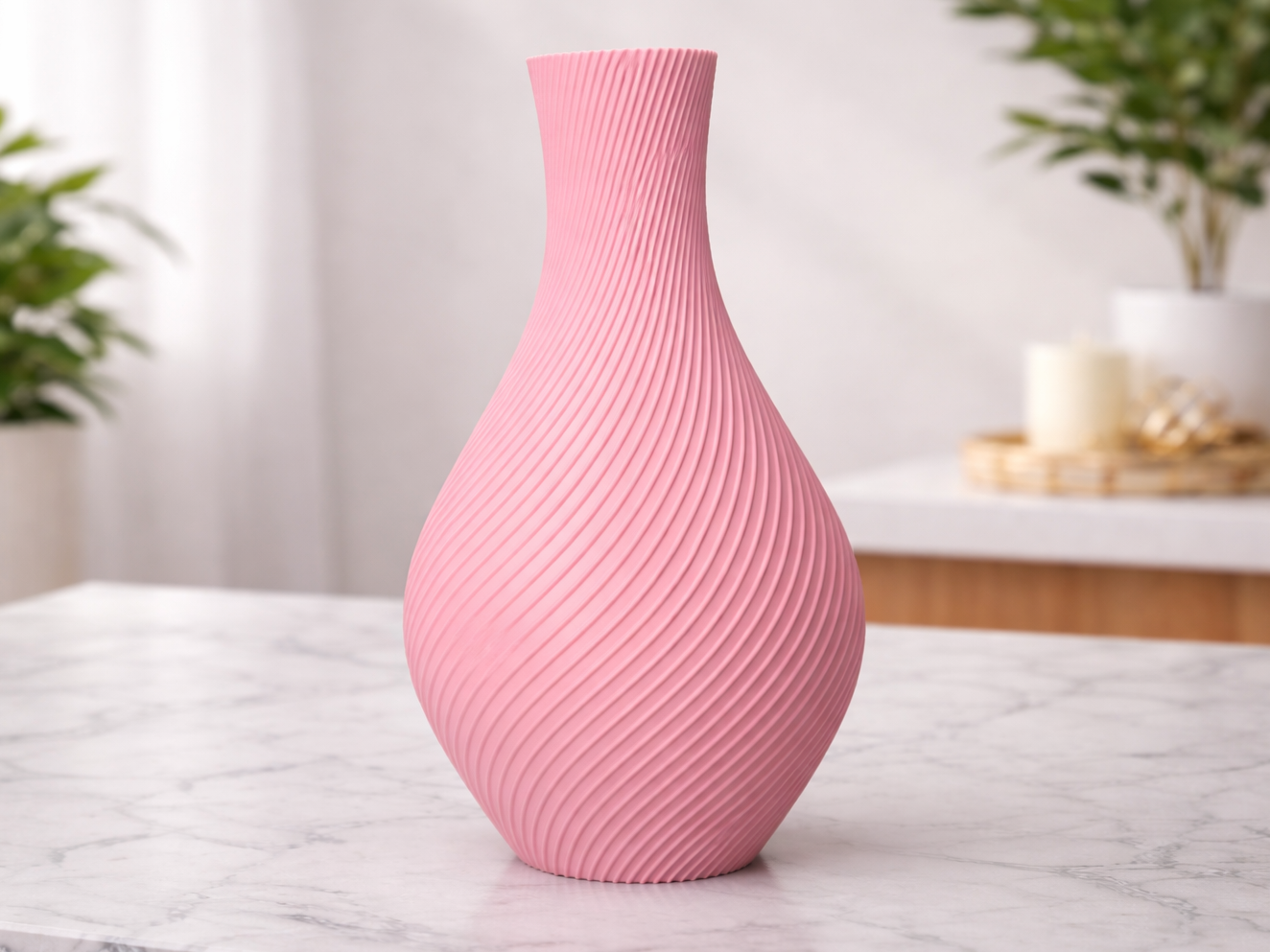 Spiral Vase – Modern Decorative Design