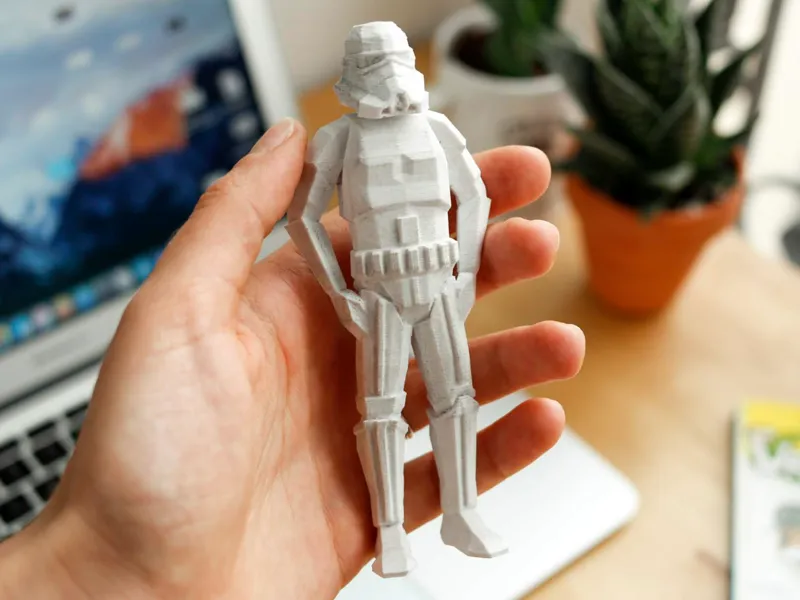 Low-poly Stormtrooper