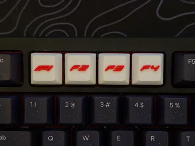 Formula Keycaps F1/F2/F3/F4 - Mechanical Keyboard