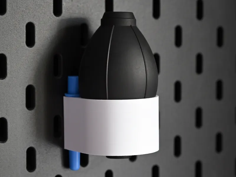 IKEA Skadis Camera/Lens Dust Blower Holder 