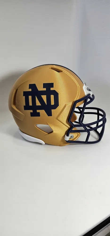 Notre Dame Football Helmet - Free 3D Print Model - MakerWorld