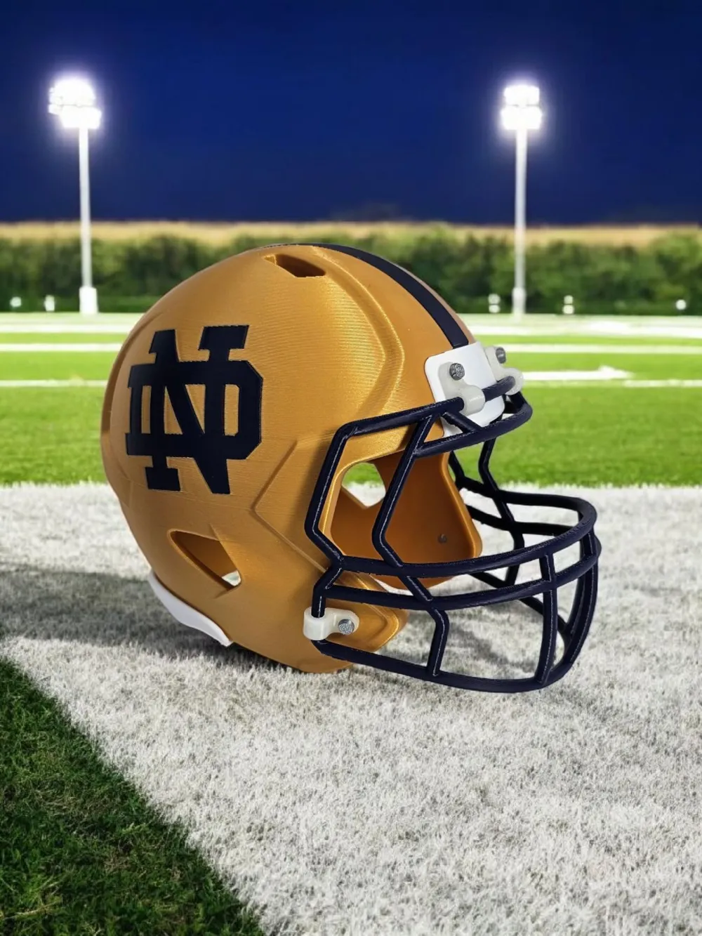Notre Dame Football Helmet - Free 3D Print Model - MakerWorld