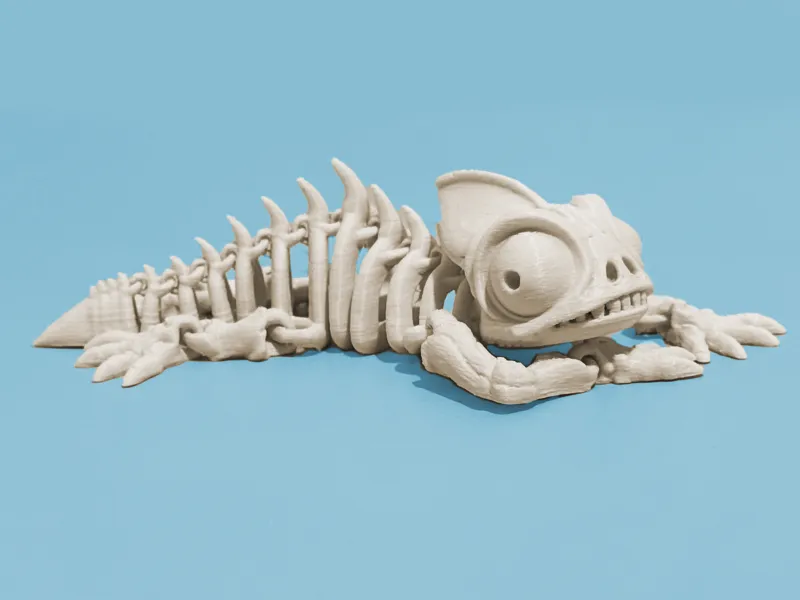 Articulated skeleton Chameleon