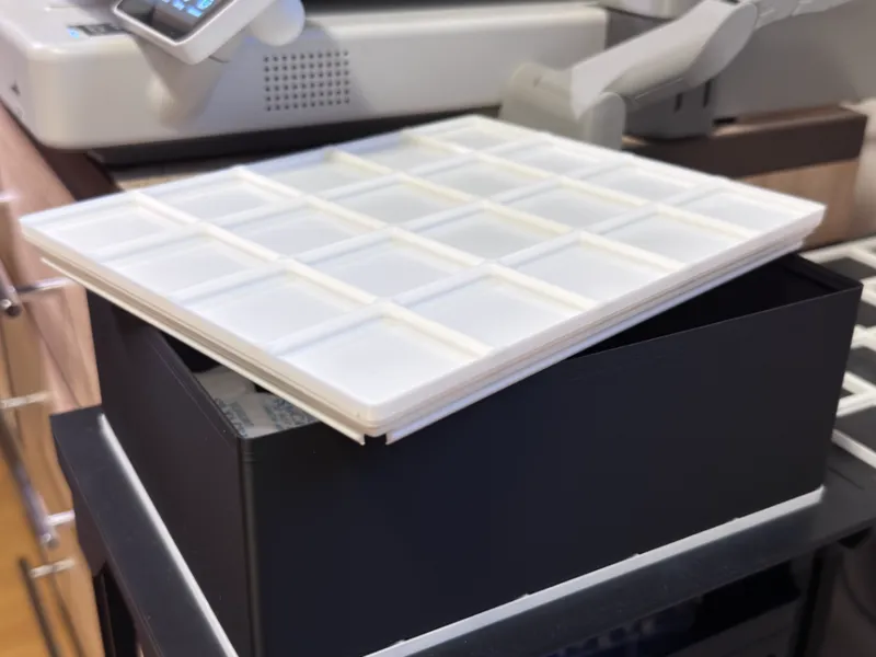 Stackable Gridfinity Snap-On Lids - 1x2 to 5x5