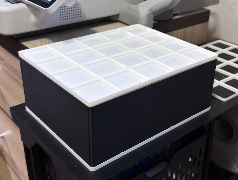 Stackable Gridfinity Snap-On Lids - 1x2 to 5x5 - Free 3D Print Model ...
