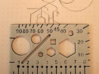 Notebook/Bullet journal multitool card