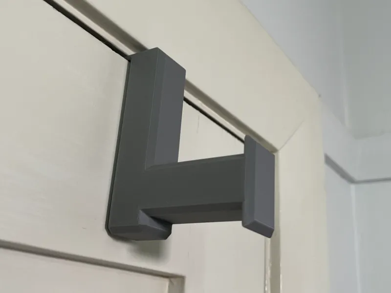 Modern minimalist over door hook - 35mm