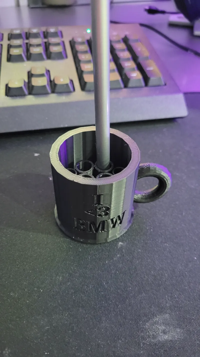 I <3 BMW Cup Penholder
