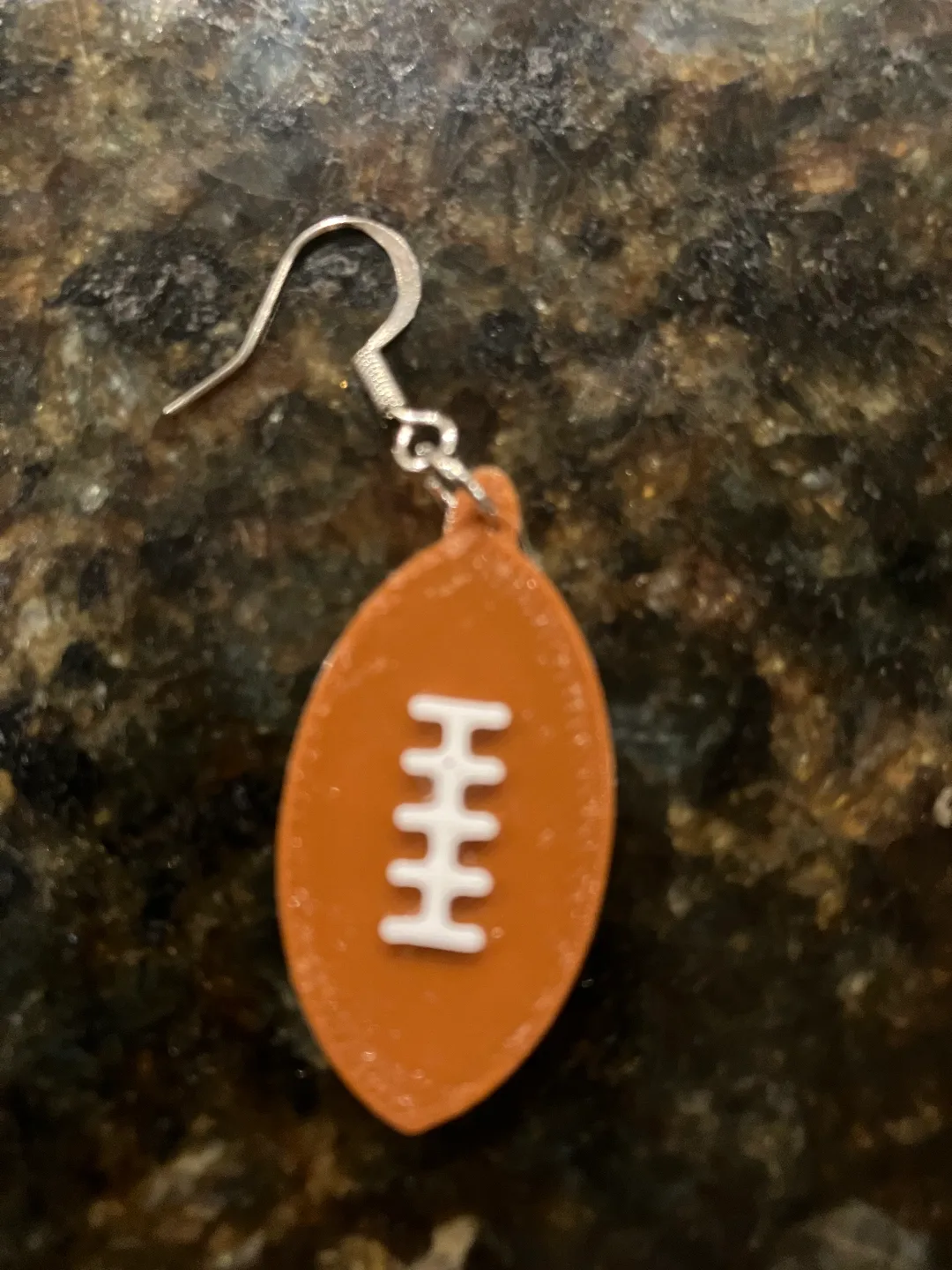 Football Earrings view 3