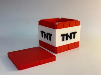 Minecraft TNT storage box