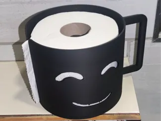 Toilet paper cup or paper towel