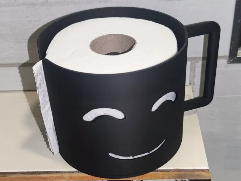 Toilet paper cup or paper towel