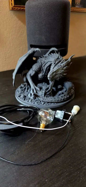 Accesorio de iluminación decorativa: DRAGONHEART — Eternal Flame Lamp — vista de referencia 4