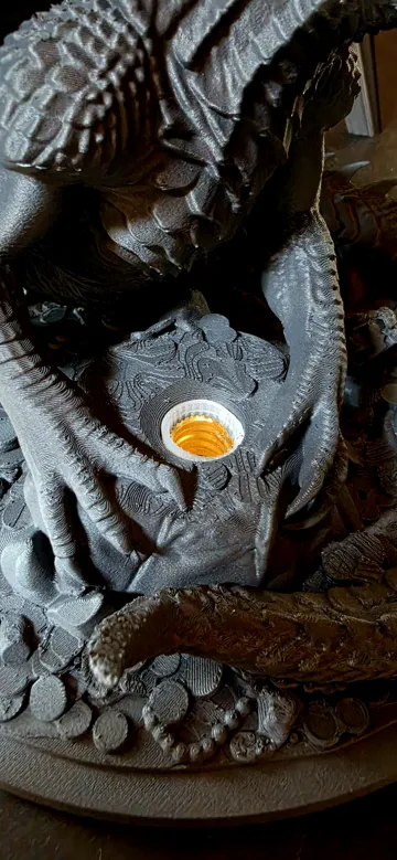Accesorio de iluminación decorativa: DRAGONHEART — Eternal Flame Lamp — vista de referencia 5