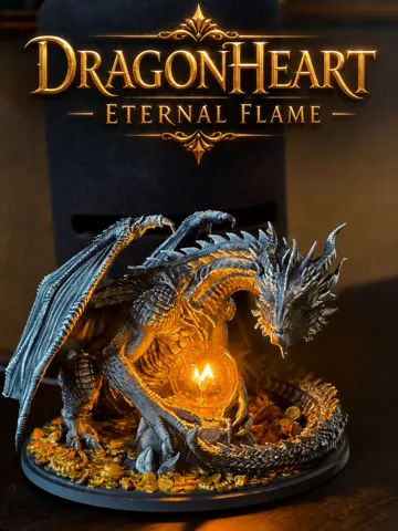 Accesorio de iluminación decorativa: DRAGONHEART — Eternal Flame Lamp — vista de referencia 2