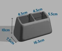 2 Slot - 0.2mm layer, 2 walls, 10% infill