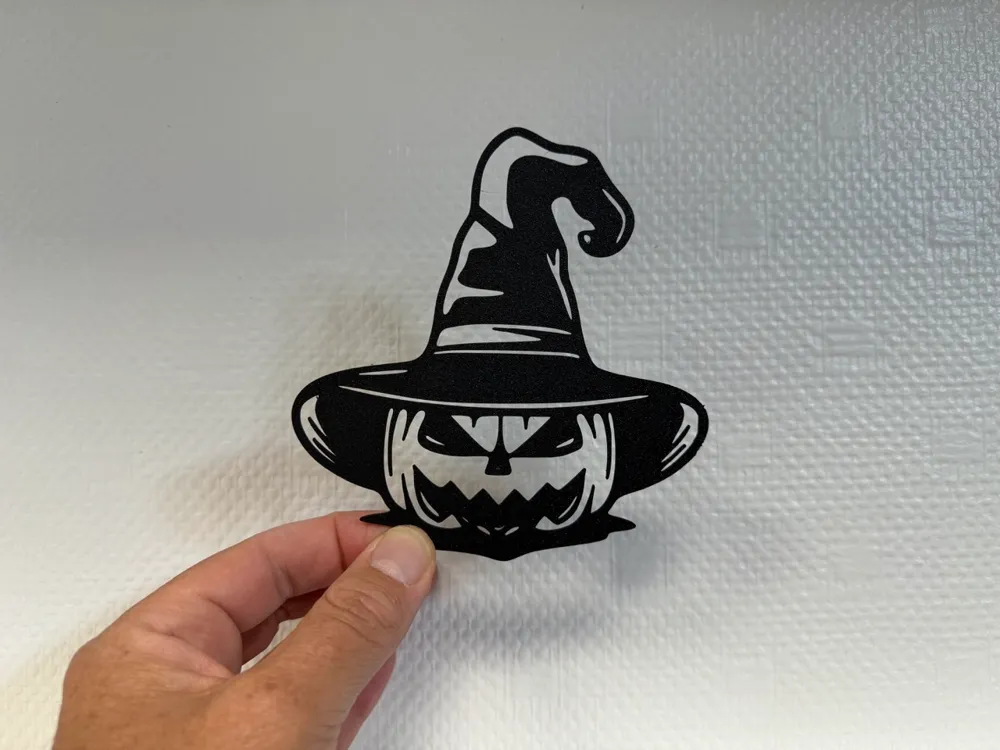 Decor Halloween pumpkin and hat - Free 3D Print Model - MakerWorld