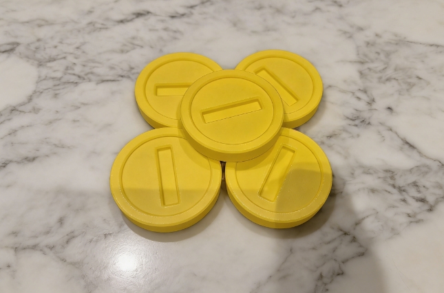 Miniatura 5 do modelo 3D Super Mario Coin