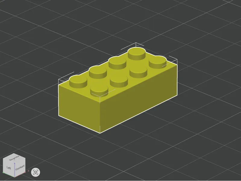 Building brick 2x8