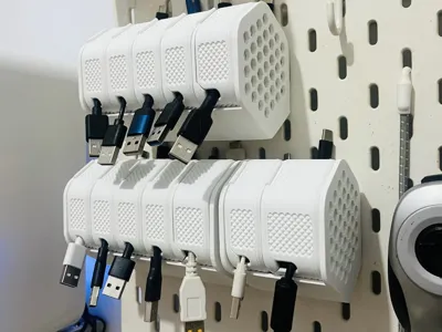 Modular Parametric Storage Box for Cable Winder