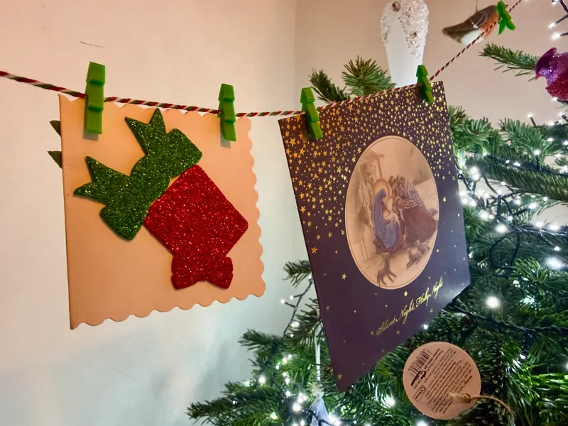 Christmas Tree Card Clip – Fast Print!