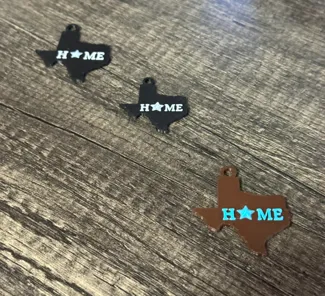Texas is Home keychain