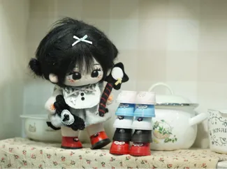 Cute 20cm Plush Doll / Cotton Doll Shoes