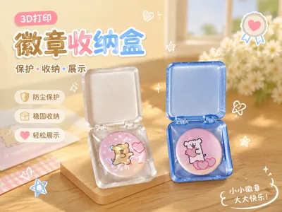 Badge/Pin Storage Box