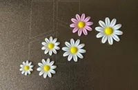 Bicolor 6 daisies on plate Ams version optimized