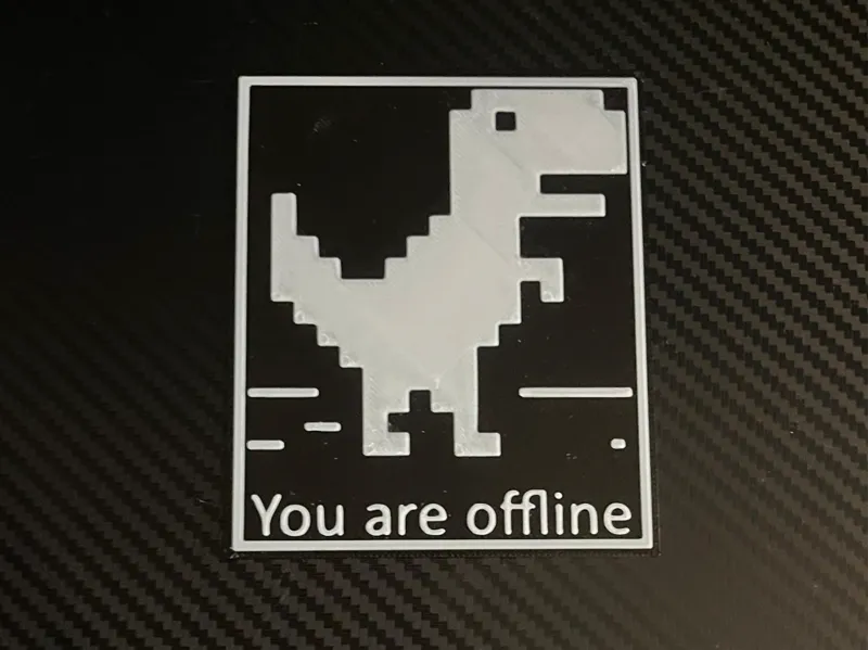 funny offline sign