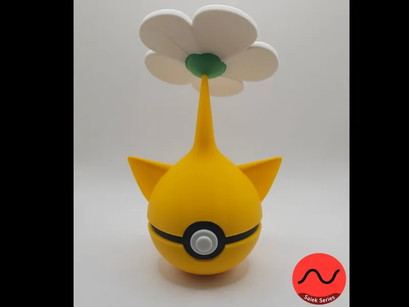 Yellow Pikmin Pokeball