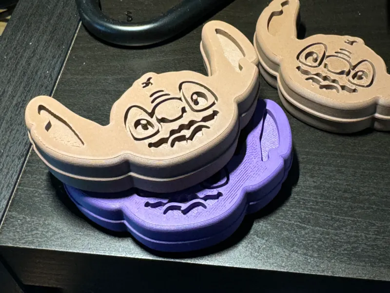Stitch Waffle Magnet (Fun For Trick or Treat!)