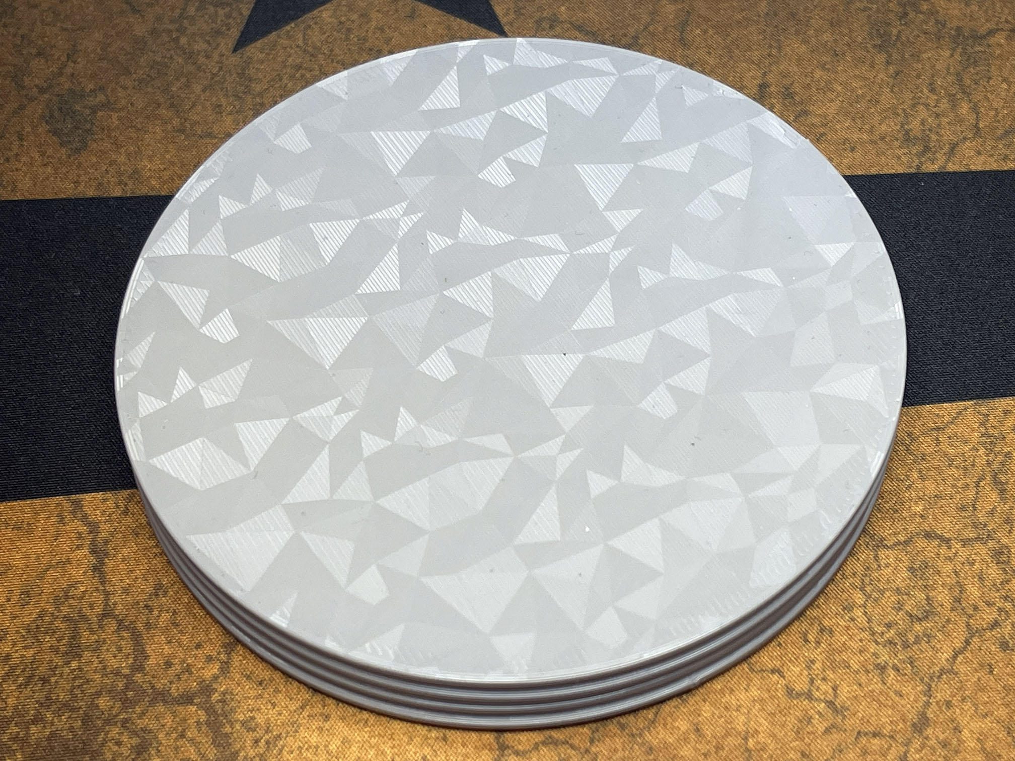 Miniatura 2 do modelo 3D MagStack Coaster – Magnetic Stacking Coaster