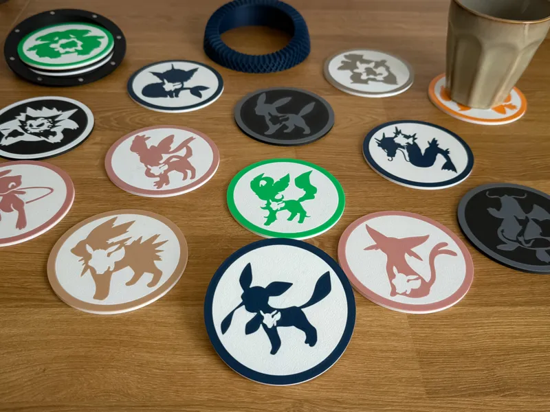 Pokémon Evolution Coaster (Eevee & Glaceon)