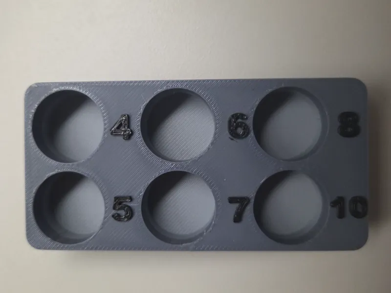Gridfinity Pittsburgh Metric Hex Socket Holder
