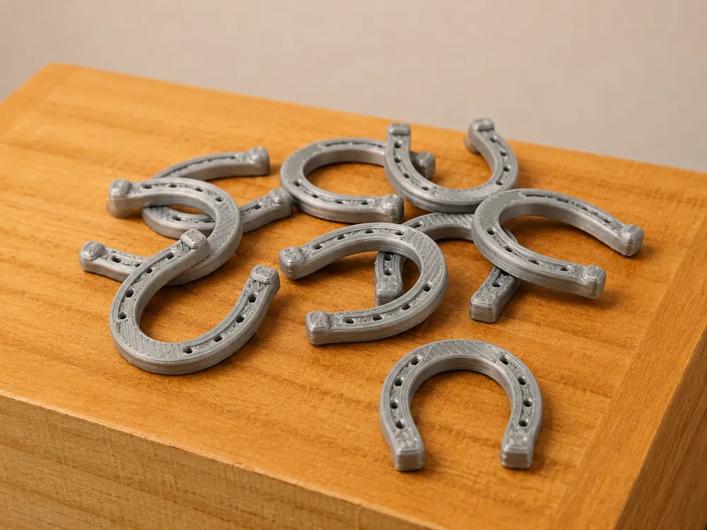 Figura decorativa: Horseshoe Miniature. Referencia del modelo original.