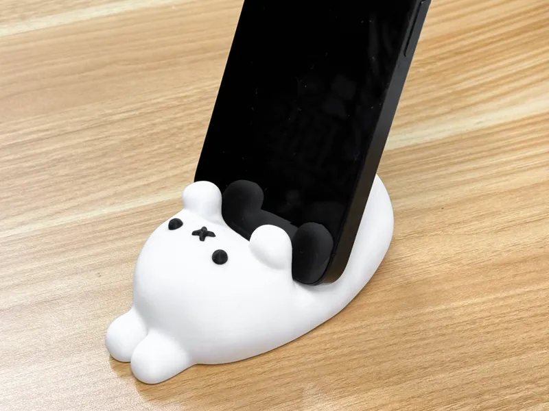 Kawaii-Style Rabbit Phone Stand 