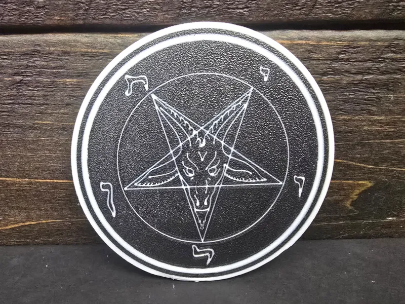 Pentagram Sign or Coaster